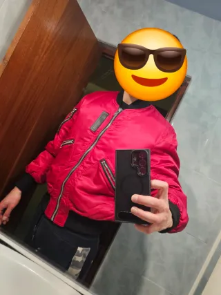 Chaqueta hombre roja