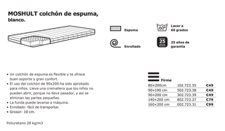 Cama extensible / diván Ikea Brimnes 80x200 cm