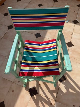 Silla de madera comoda como nueva