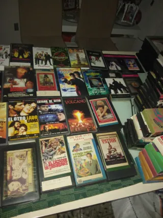 Cintas vhs y dvd