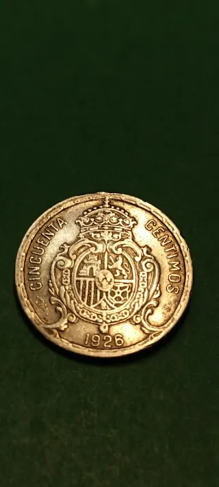 50 Cts 1926. Plata