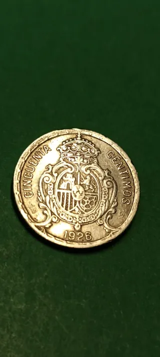 50 Cts 1926. Plata
