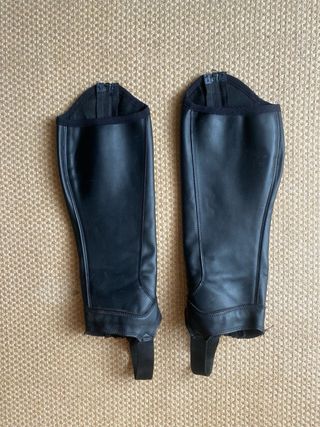 Polainas de equitação tamanho S como novas preto