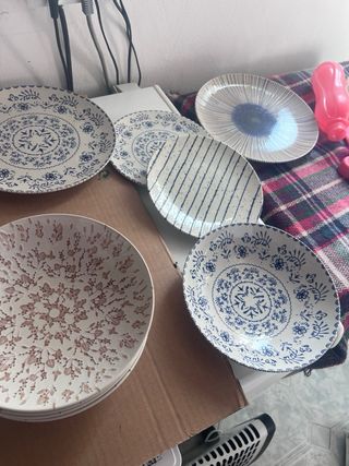 Platos la mediterranea y santa Clara