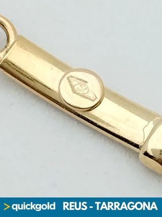 040-05-00414 PULSERA ORO DE 18K GRANO DE CAFE