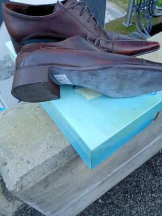 Scarpa a punta in pelle miss valentino made in Ita