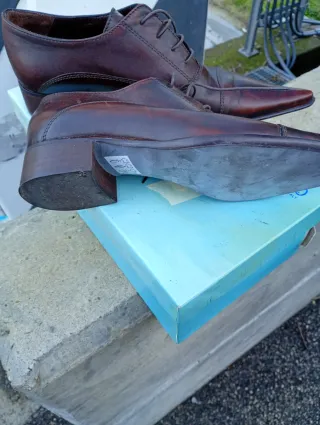 Scarpa a punta in pelle miss valentino made in Ita