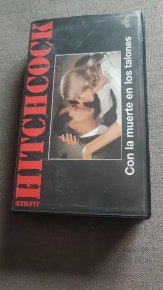 Cinta VHS Con la muerte en los Talones