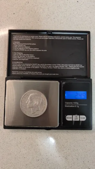 Duro Plata 5 pesetas