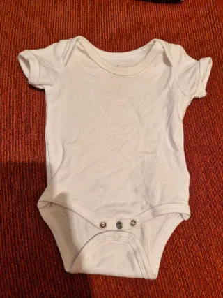 Body blanco manga corta