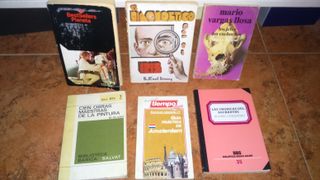 novelas y libros antiguos