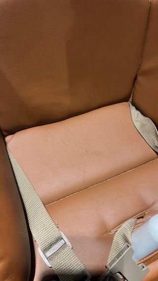 Trona Jane Mila piel reclinable y con bandeja