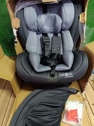 Fabblekids Noble Silla de Coche Giratoria 360 | asiento de coche para niños con Isofix | 360° giratorio | asiento de coche para niños i-Size 40-150cm | arnés de seguridad de 5 puntos | ECE R129/03...