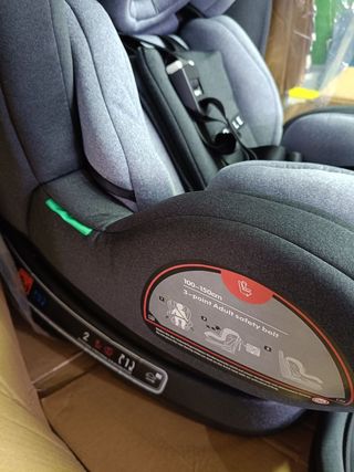 Fabblekids Noble Silla de Coche Giratoria 360 | asiento de coche para niños con Isofix | 360° giratorio | asiento de coche para niños i-Size 40-150cm | arnés de seguridad de 5 puntos | ECE R129/03...