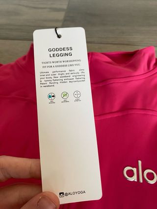 Conjunto Alo Yoga Rosa Talla S