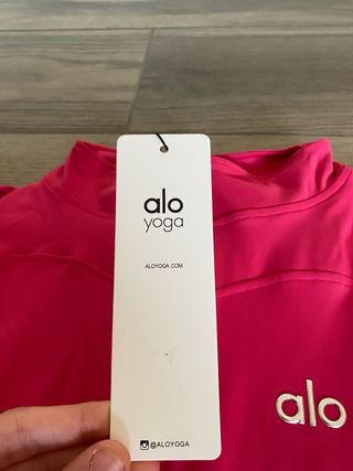 Conjunto Alo Yoga Rosa Talla S