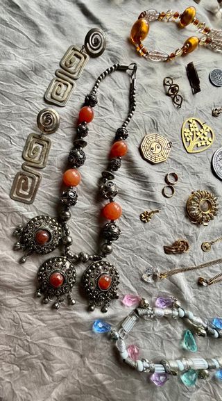 Lote bisutería antigua
