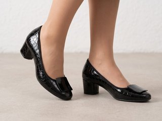 Bailarinas Charol Negro Pitillos - NUEVAS con caja