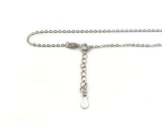 gargantilla plata 925mm con piedra con circonita 22cm