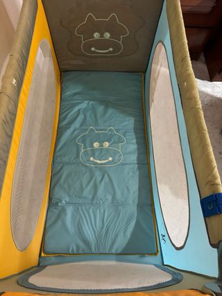 Cuna de viaje dos alturas, marca MS. Buen estado.