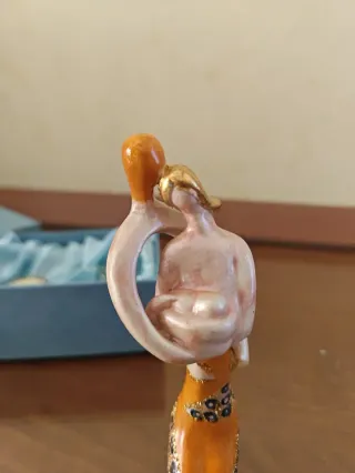 Statua famiglia finissima porcellana by Paben Glam