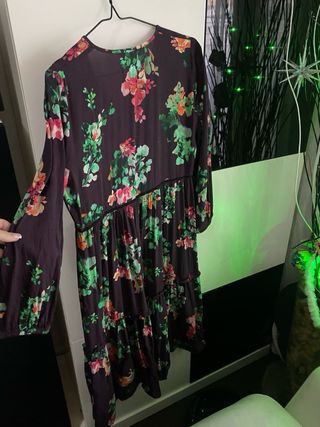 Vestido largo de estampado exclusivo S