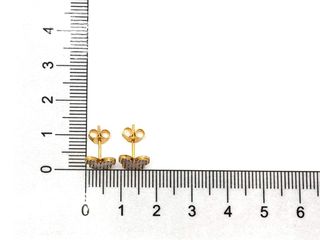 pendientes oro 18k con piedra con nacar