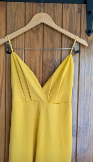 Mono largo amarillo mostaza T.XS