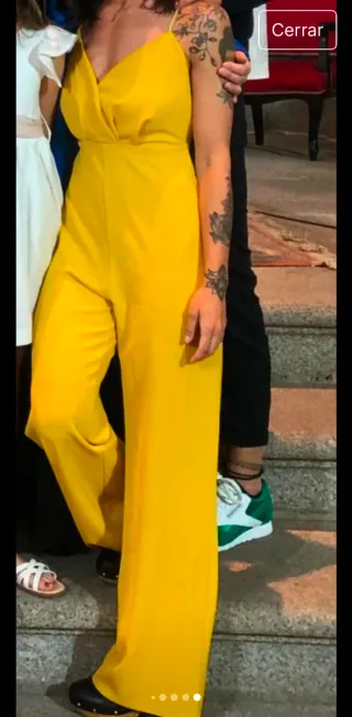 Mono largo amarillo mostaza T.XS