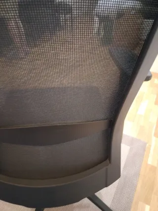 Sedia da ufficio ergonomica regolabile nera