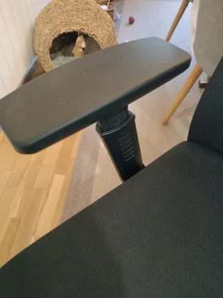 Sedia da ufficio ergonomica regolabile nera