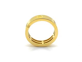 alianza oro 18k con circonita t. 20 (19,1 mm)
