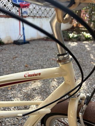 Bicicleta vintage mujer