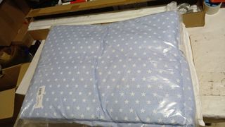 Cuna/Minicuna tijera azul 55x90 cm