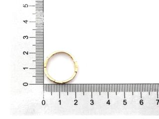 anillo oro 18k con circonita t. 16 (17,84 mm)