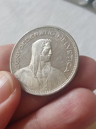 5 francos Suiza 1987 B