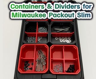10 Separadores Cajas Milwaukee Packout Slim