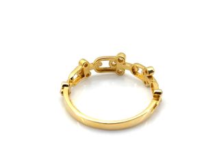 sortija oro 18k con piedra con circonita t. 18 (18,47 mm)