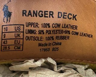 Polo Ralph Lauren zapatos náuticos piel 43