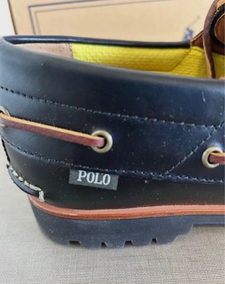 Polo Ralph Lauren zapatos náuticos piel 43