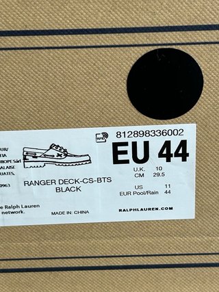 Polo Ralph Lauren zapatos náuticos piel 44
