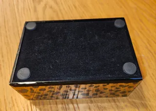 Joyero estampado de leopardo