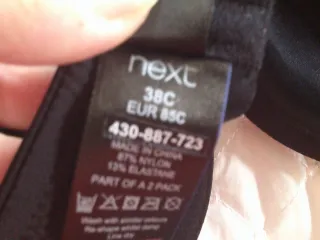 NEXT padded underwired bra uk 38C spain 100C