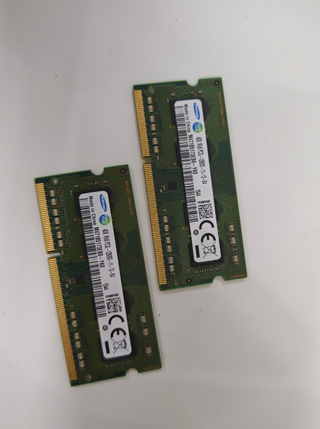 2x 4GB DDR3 PC3L 12800S Módulos RAM Samsung