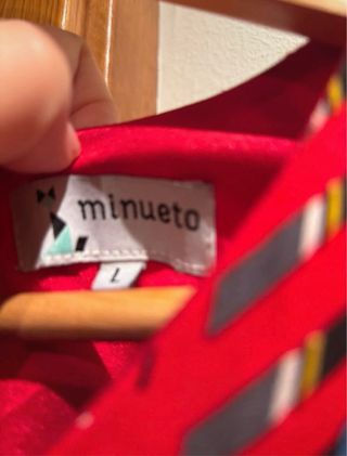 Vestido rojo estampado