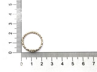 sortija plata 925mm con piedra con circonita