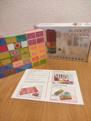 Bloques de Madera Mundo Diver - 5 Juegos en 1