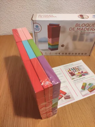 Bloques de Madera Mundo Diver - 5 Juegos en 1