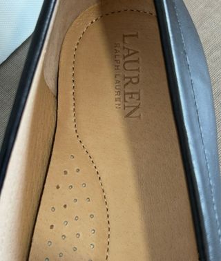 Ralph Lauren mocasines piel negra mujer 40,5