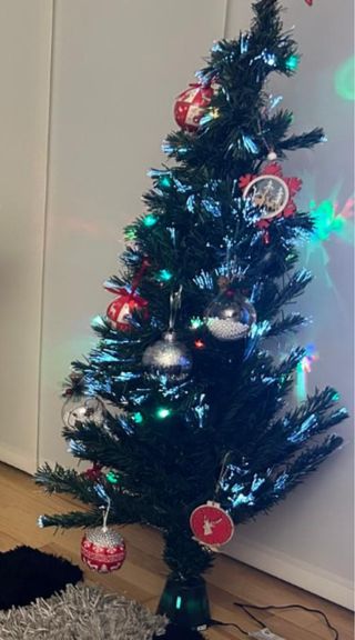 Arbol de navidad con luz